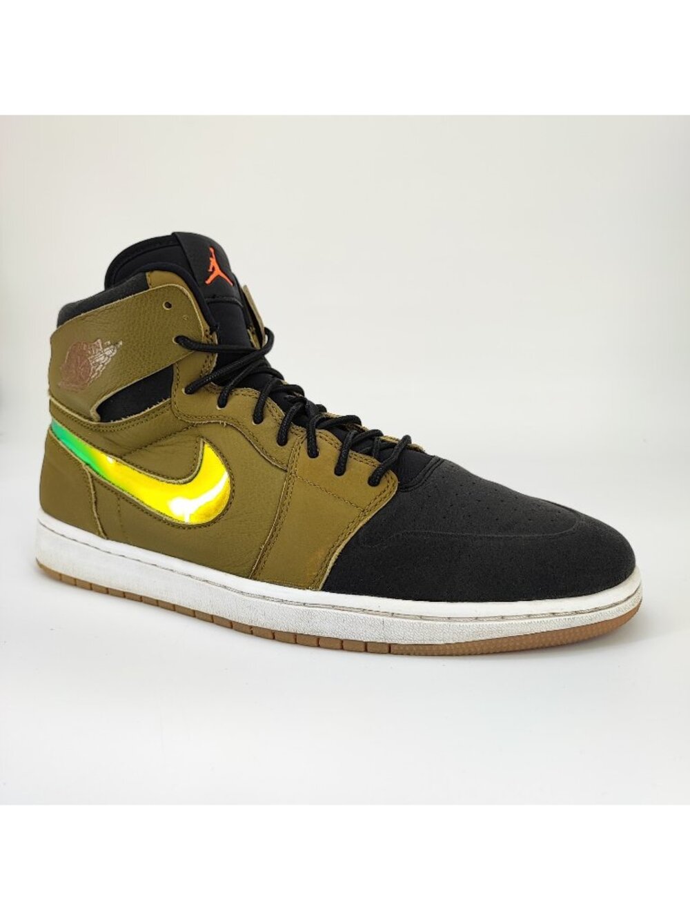 Nike Air Jordan 1 High Nouveau Men's Size 12 US Shoes Militia Green 819176-306